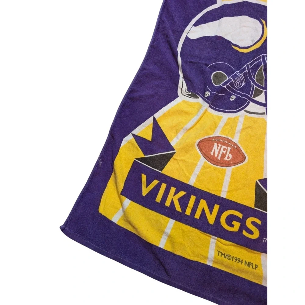 1994 Minnesota Vikings Beach Towel Vintage NFL Football